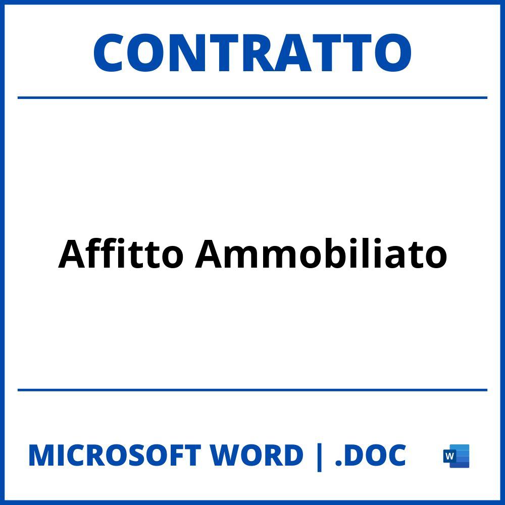 Fac Simile Contratto Di Affitto Ammobiliato