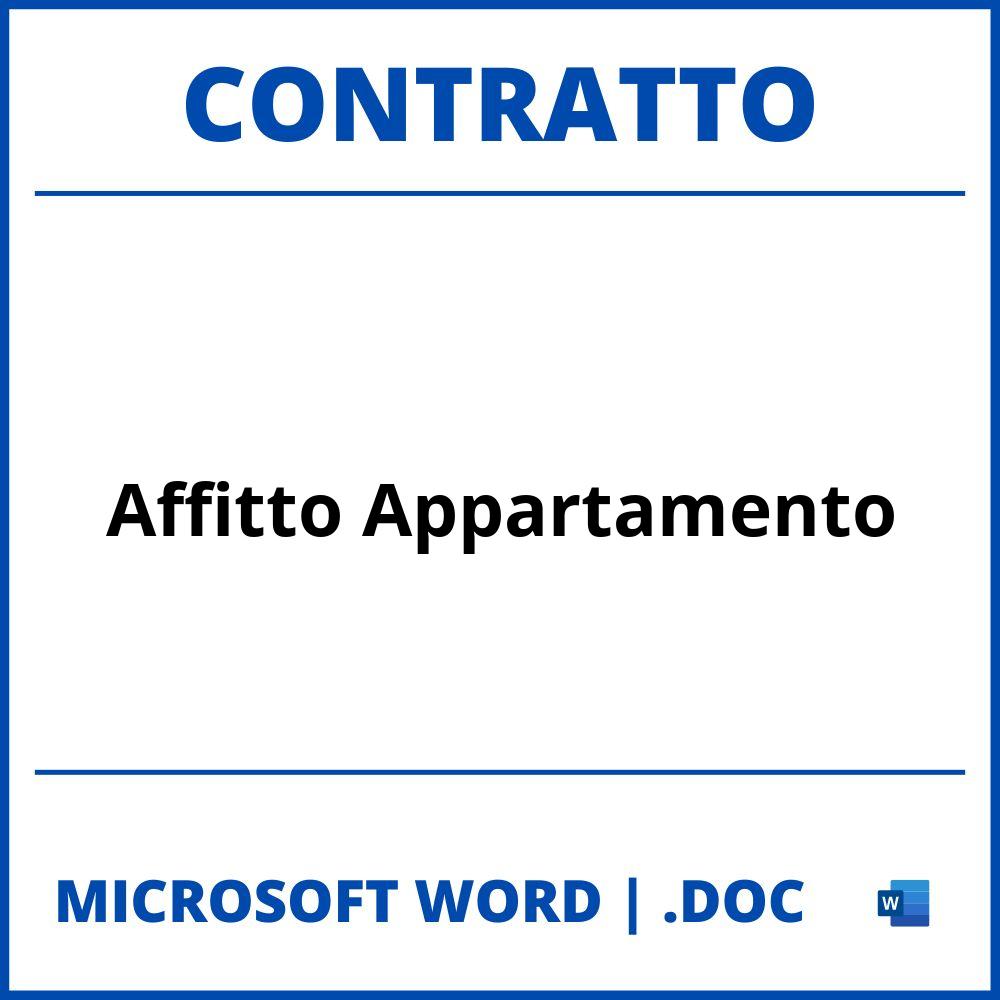 Fac Simile Contratto Di Affitto Appartamento