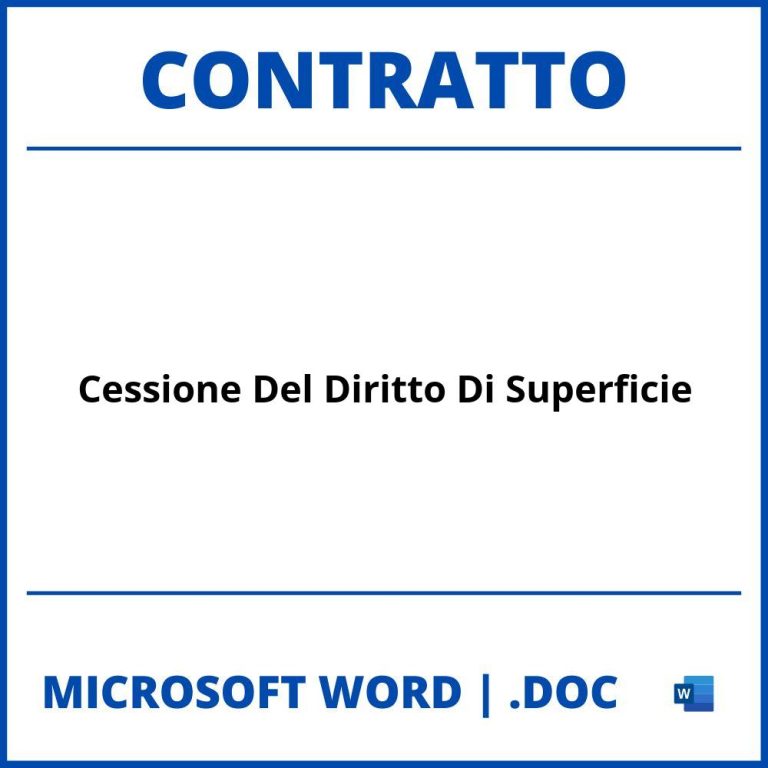 Fac Simile Contratto Di Cessione Del Credito