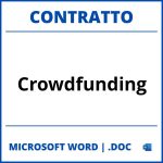 Fac Simile Contratto Di Crowdfunding