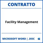 Fac Simile Contratto Di Facility Management
