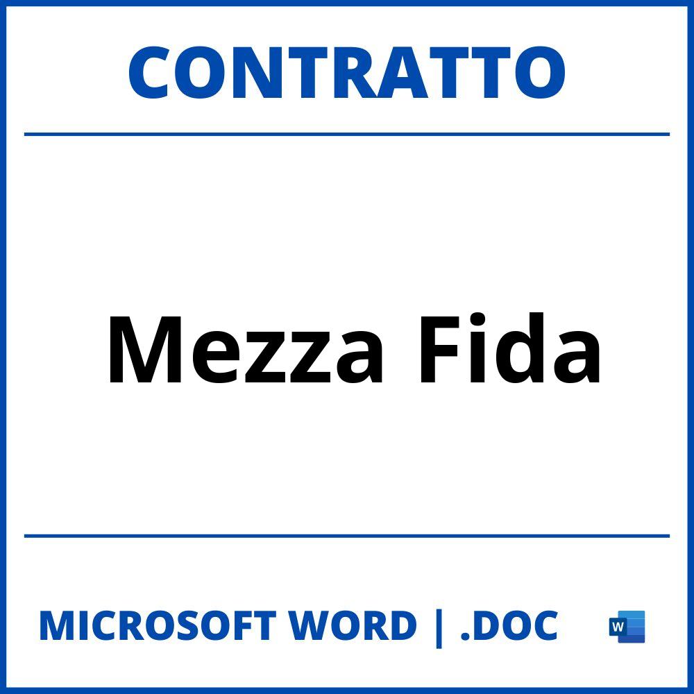 Fac Simile Contratto Di Mezza Fida