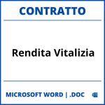 Fac Simile Contratto Di Rendita Vitalizia
