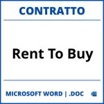 Fac Simile Contratto Di Rent To Buy