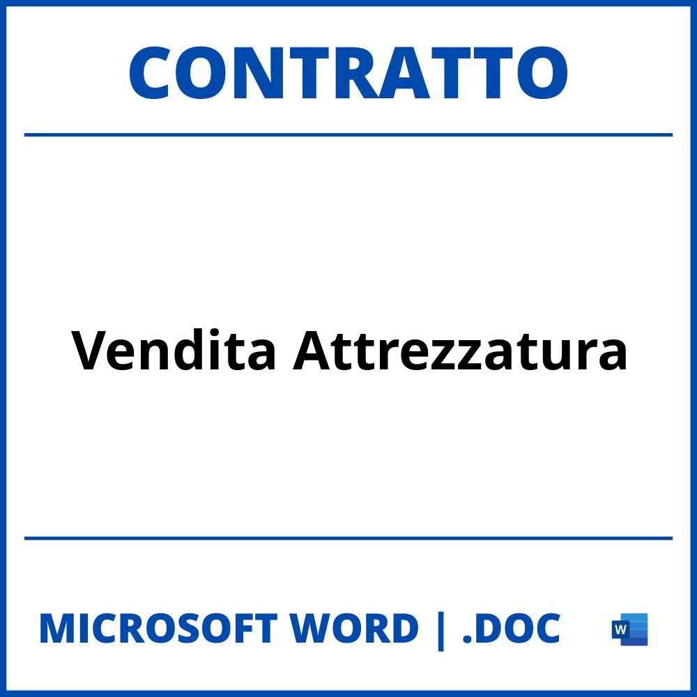 Fac Simile Contratto Di Vendita Attrezzatura