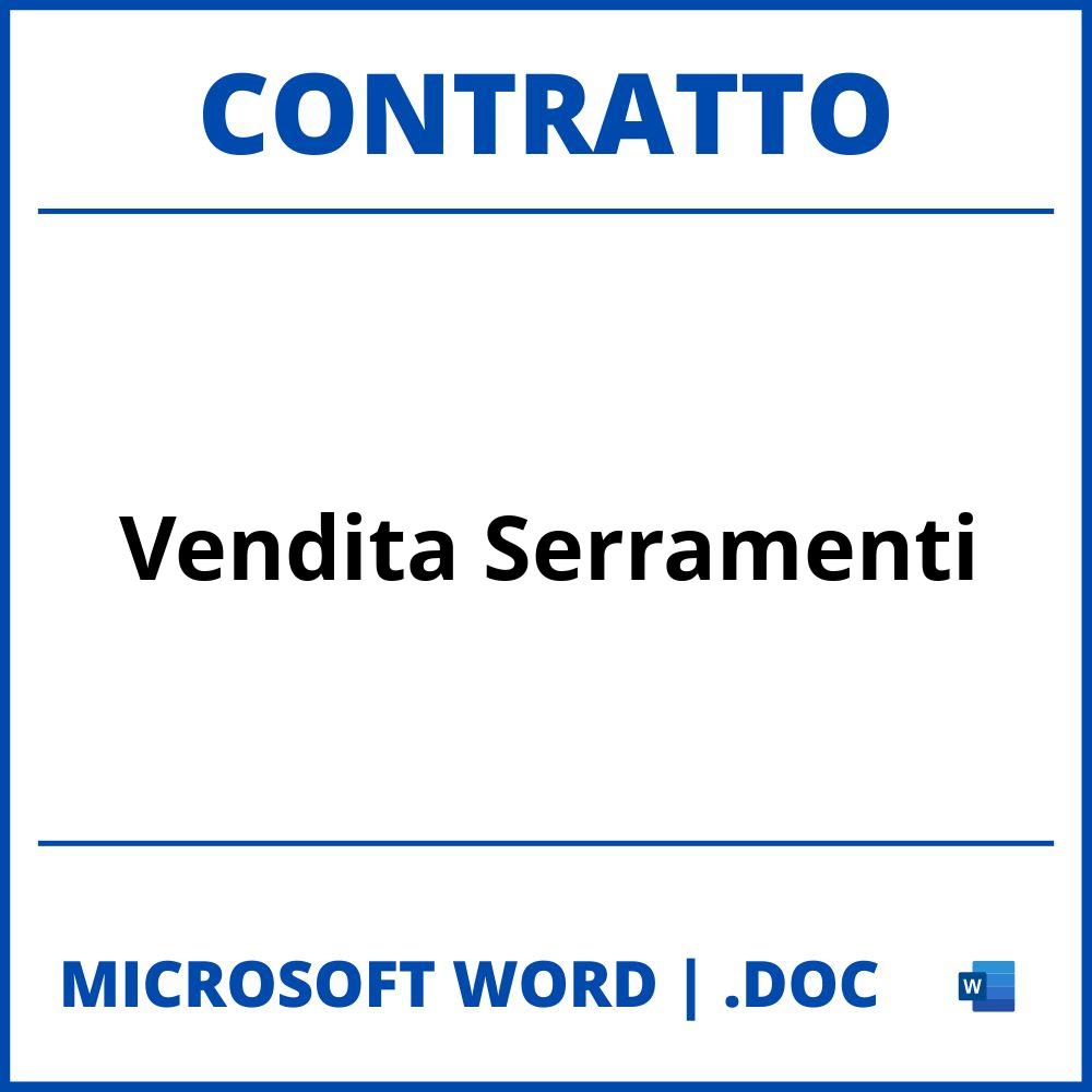 Fac Simile Contratto Di Vendita Serramenti