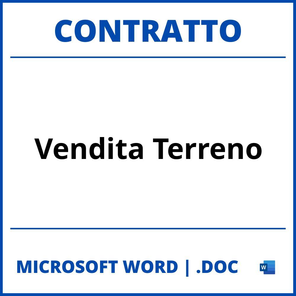 Fac Simile Contratto Di Vendita Terreno